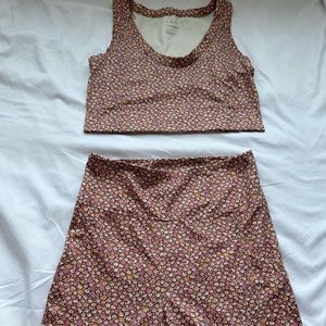 Lou and Grey Matching Workout Set